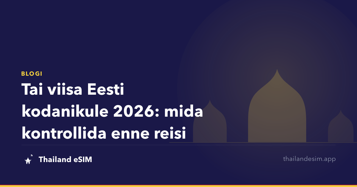 Tai viisa Eesti kodanikule 2026: mida kontrollida enne reisi