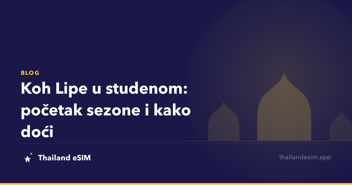 Koh Lipe u studenom: početak sezone i kako doći