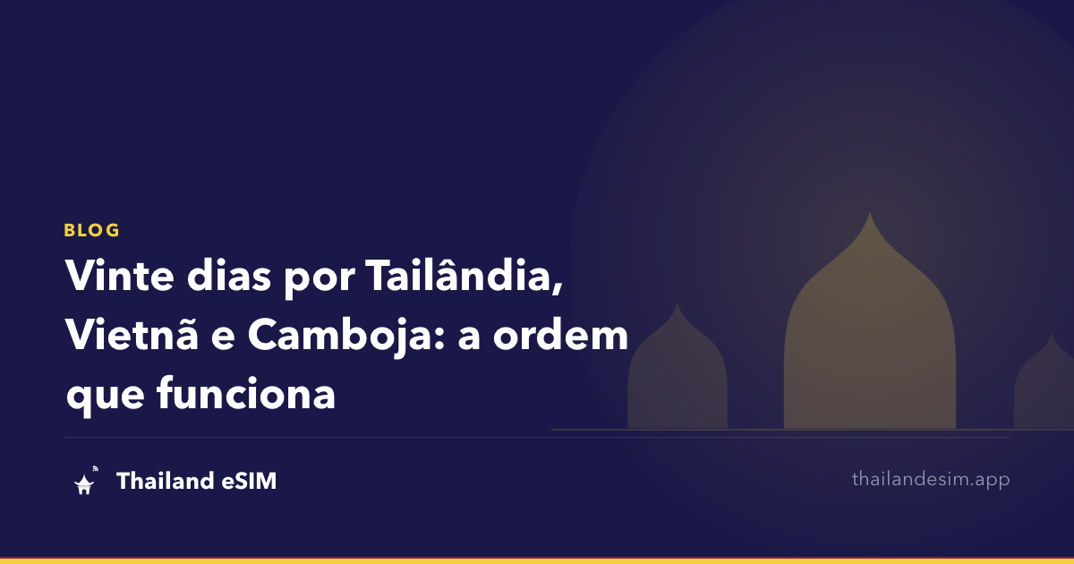 Vinte dias por Tailândia, Vietnã e Camboja: a ordem que funciona