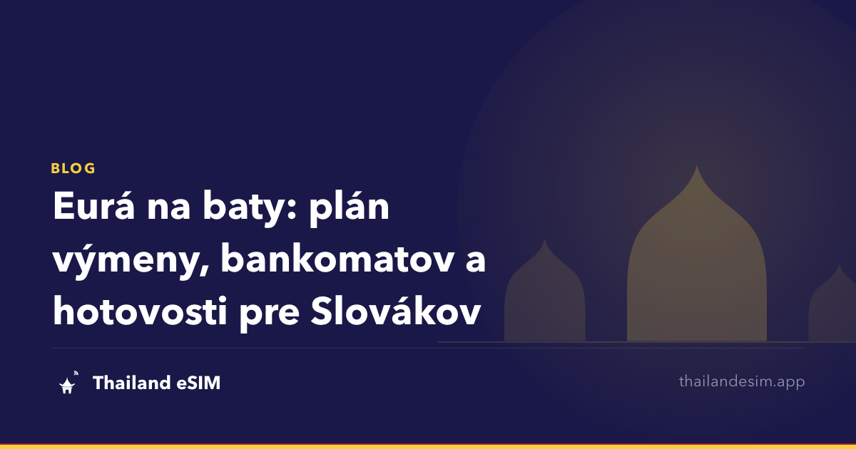 Eurá na baty: plán výmeny, bankomatov a hotovosti pre Slovákov