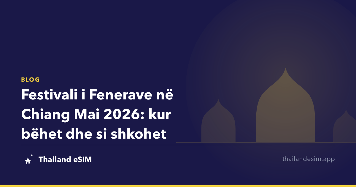 Festivali i Fenerave në Chiang Mai 2026: kur bëhet dhe si shkohet