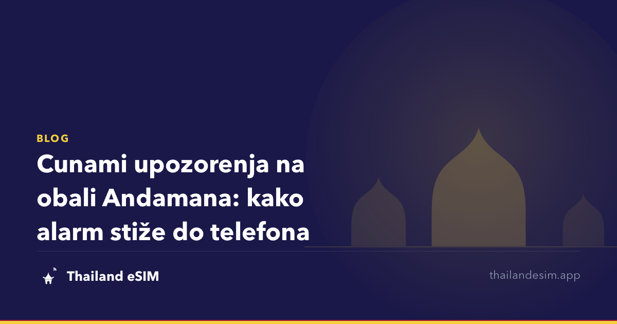 Cunami upozorenja na obali Andamana: kako alarm stiže do telefona